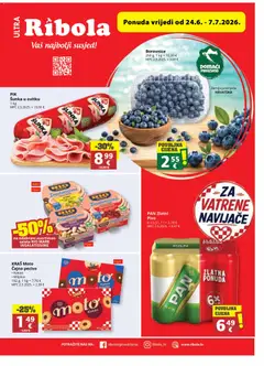 Pregled letka Ribola Katalog trgovine Ribola vrijedi od 24.06.2026