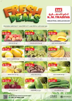 Preview of the catalogue KM Trading Fresh Deals of store KM Trading valid from 1 Jun, 2026