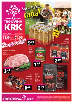 Pregled letka Trgovina Krk Katalog trgovine Trgovina Krk vrijedi od 16.04.2026