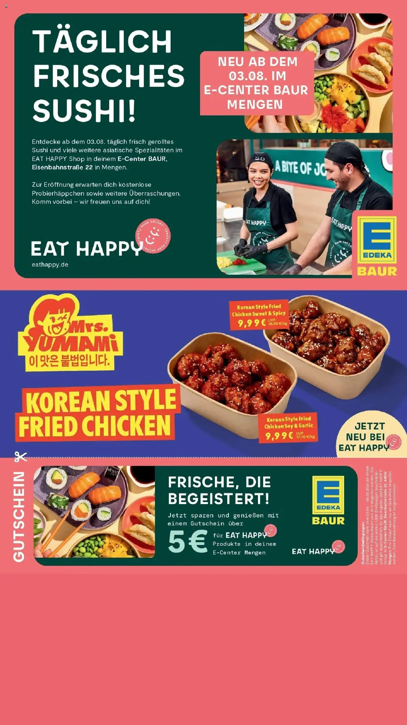 Vorschau von dem Prospekt des Geschäftes Edeka, gültig ab dem 03.08.2026