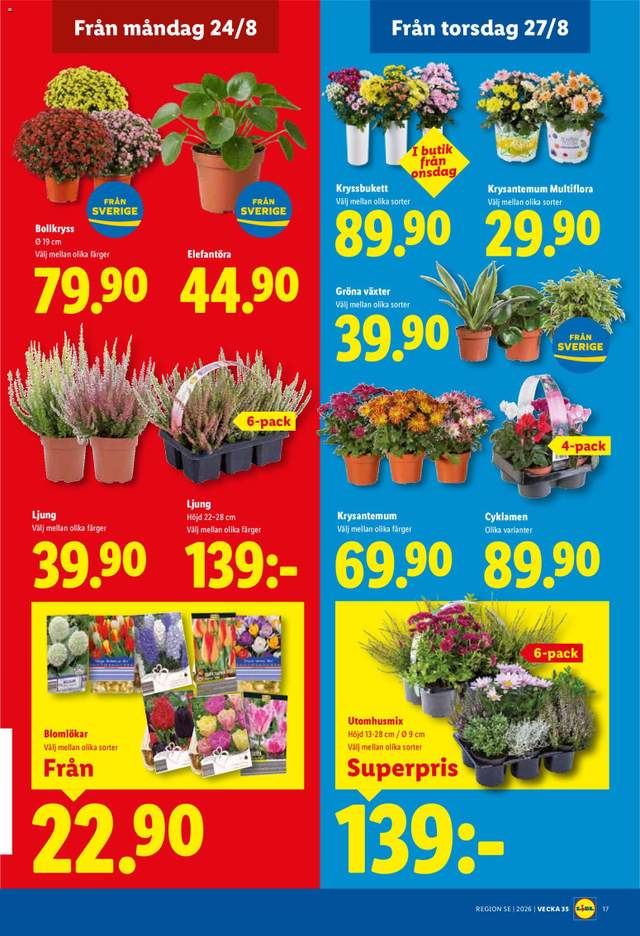 Nytt Lidl reklamblad från 24/08