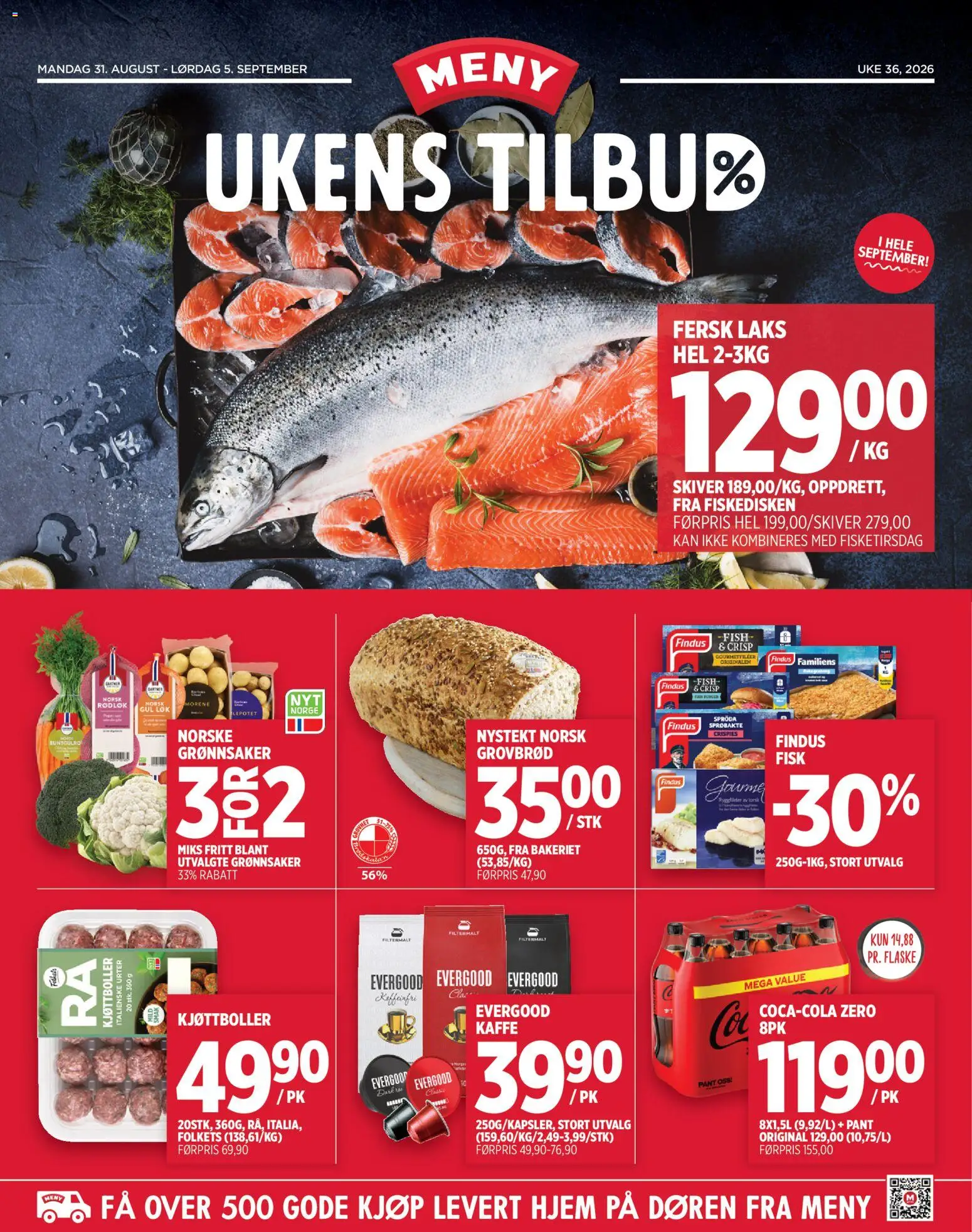 Forhåndsvis Meny kundeavis fra butikk Meny gyldig fra 31/08/2026