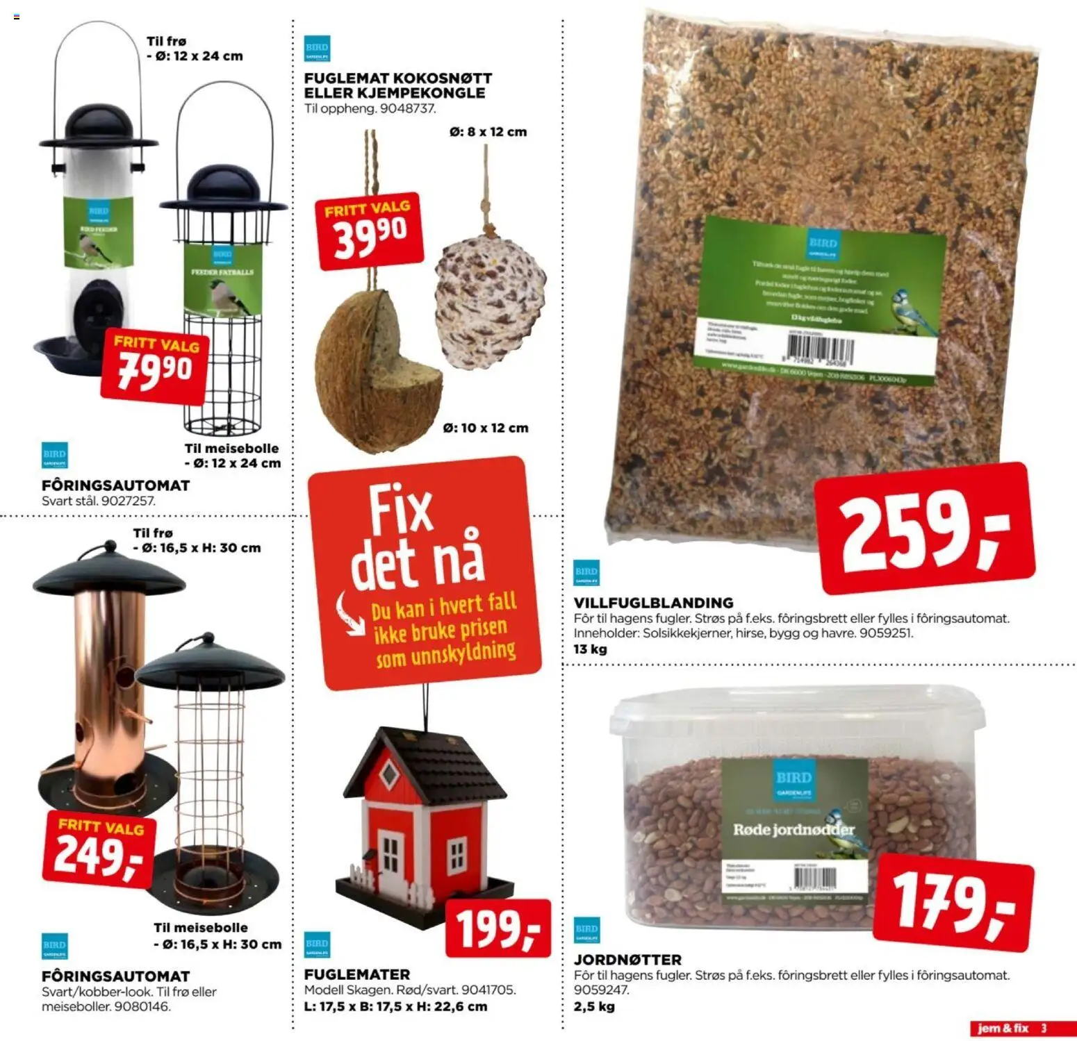 Forhåndsvis Jem & Fix kundeavis fra butikk Jem & Fix gyldig fra 20/09/2026
