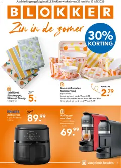 Voorbeeld van Blokker folder van winkel Blokker geldig vanaf 22-06-2026