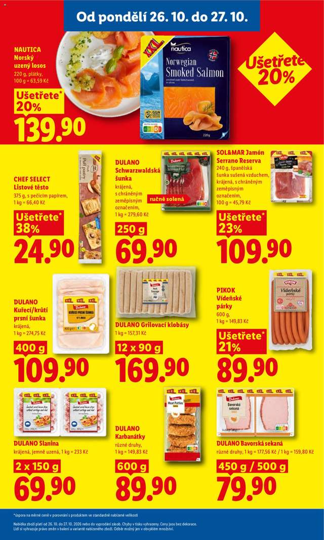 Nový Lidl leták od 26.10.