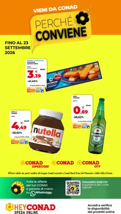 Anteprima dell'opuscolo Conad volantino Perché Conviene Piemonte dal negozio Conad valido da 10/09/2026
