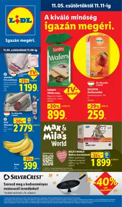Lidl - Lidl akciós újság megtekintése, amely érvényes 2026.11.05.-től