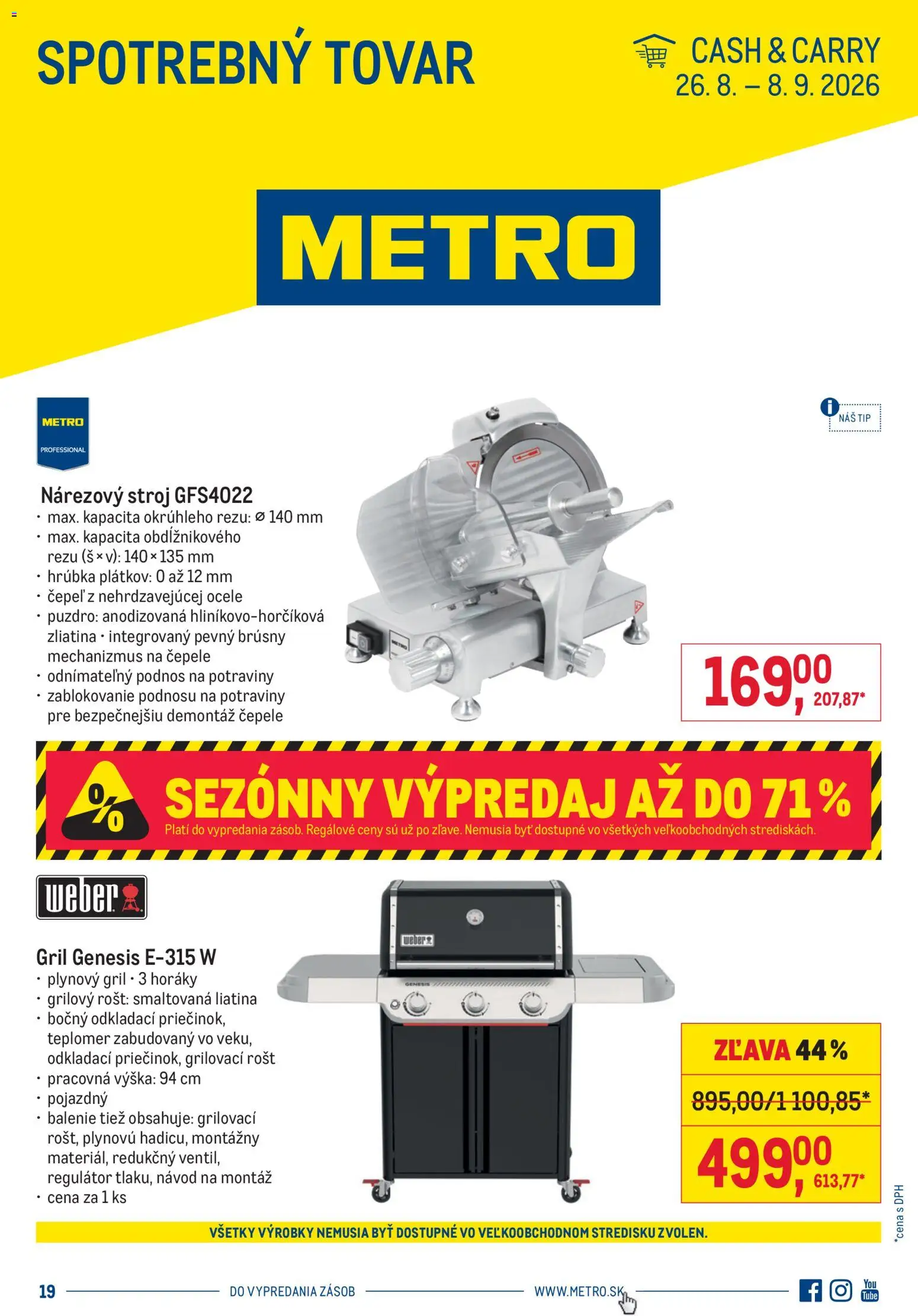 Náhľad Metro letáku platného od 26.08.2026