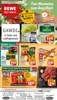 Vorschau von dem Prospekt des Geschäftes Rewe, gültig ab dem 08.06.2026