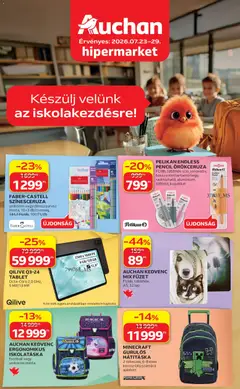 Auchan - Auchan Iskolakezdési ajánlatok megtekintése, amely érvényes 2026.07.23.-től