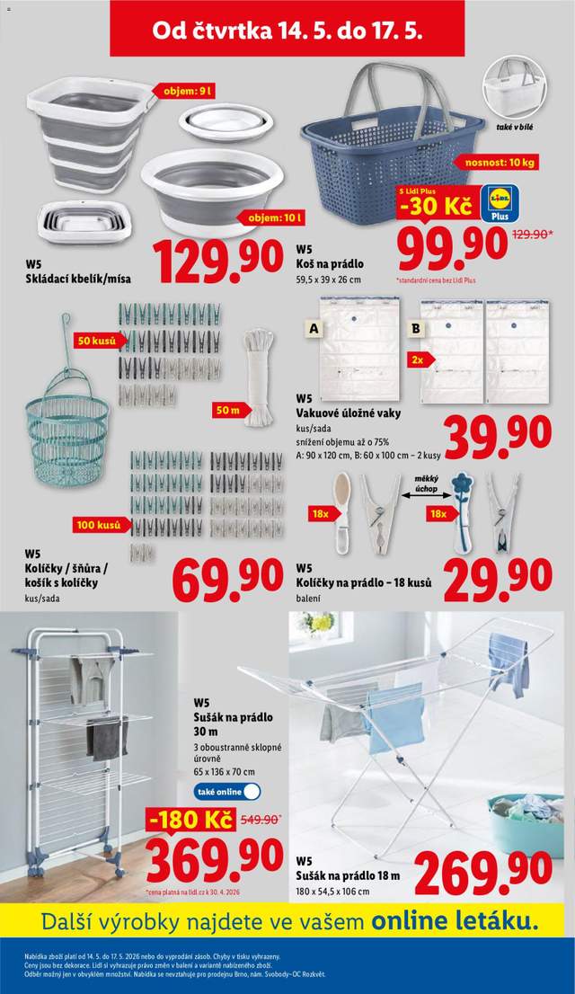 Nový Lidl leták od 14.05.