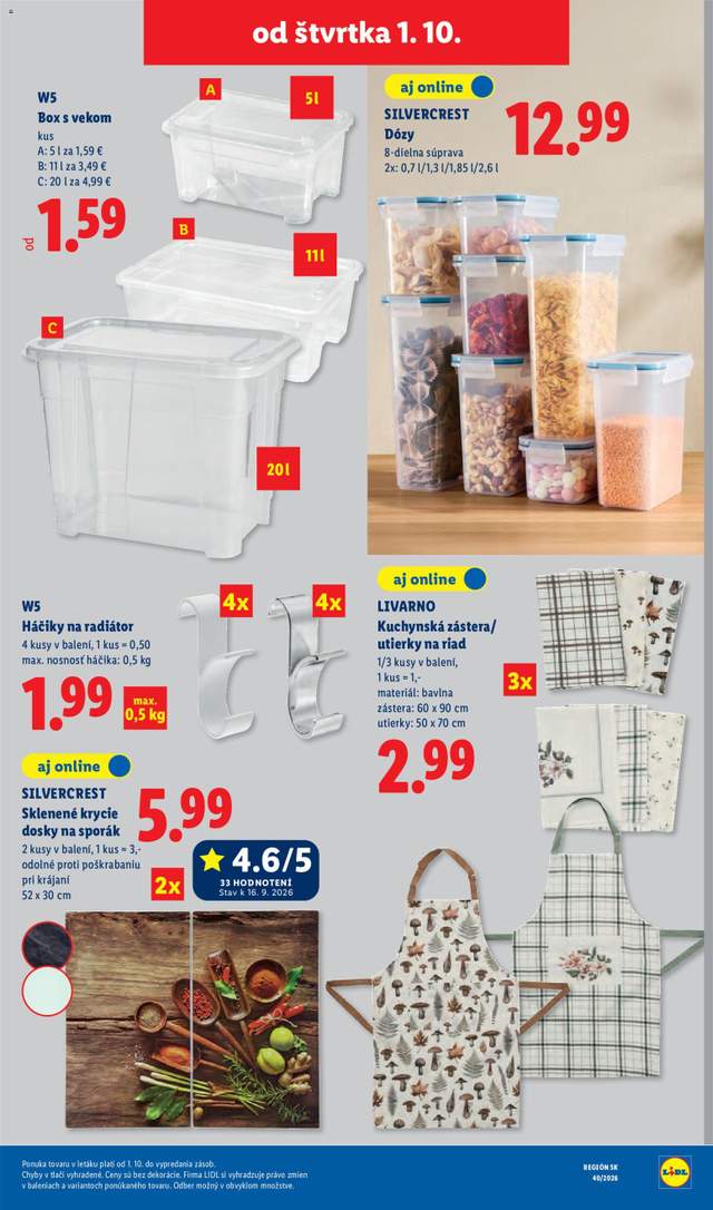 Nový Lidl leták od 28.09.
