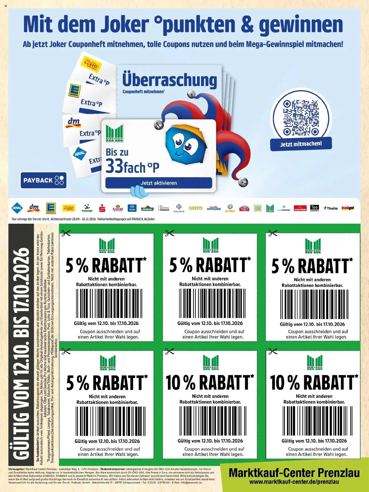 Vorschau von dem Prospekt des Geschäftes Marktkauf, gültig ab dem 12.10.2026