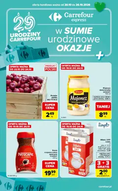 Pogląd gazetki "Carrefour gazetka - Express" ze sklepu Carrefour ważnej od 20.10.2026