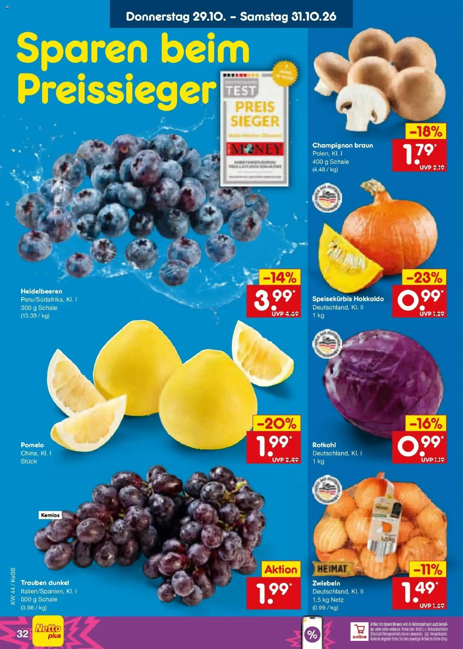 Vorschau von dem Prospekt des Geschäftes Netto Marken-Discount, gültig ab dem 26.10.2026