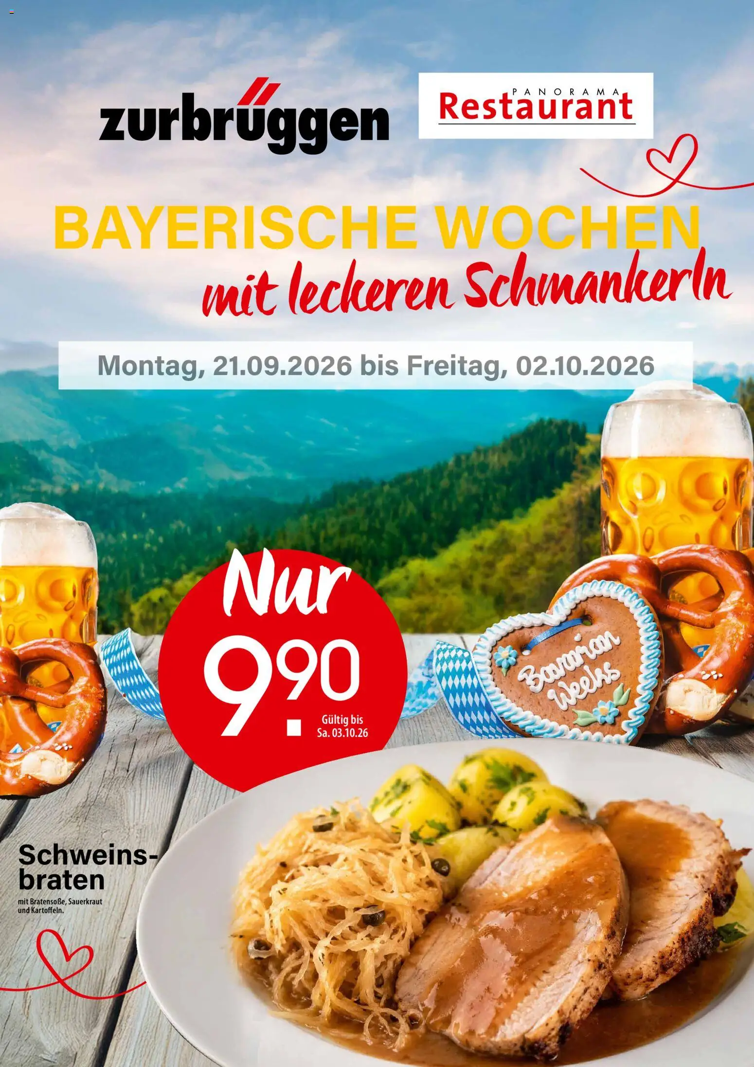 Vorschau von dem Prospekt des Geschäftes Zurbrüggen, gültig ab dem 21.09.2026