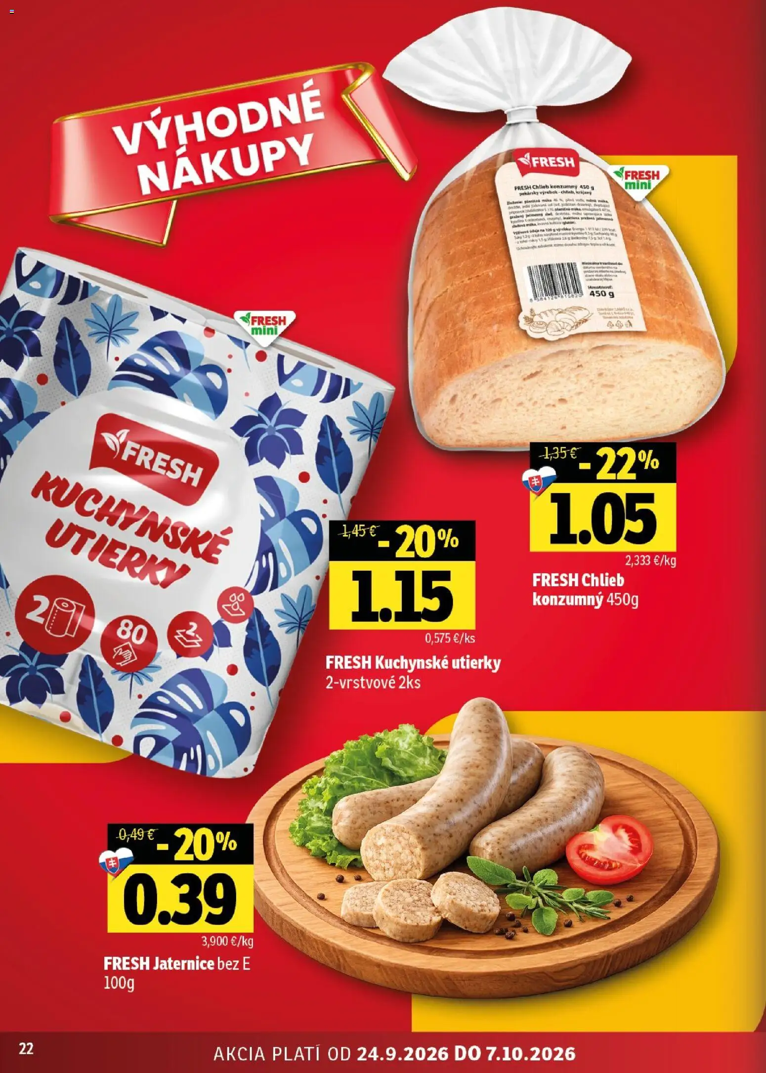 Náhľad Fresh letáku platného od 24.09.2026