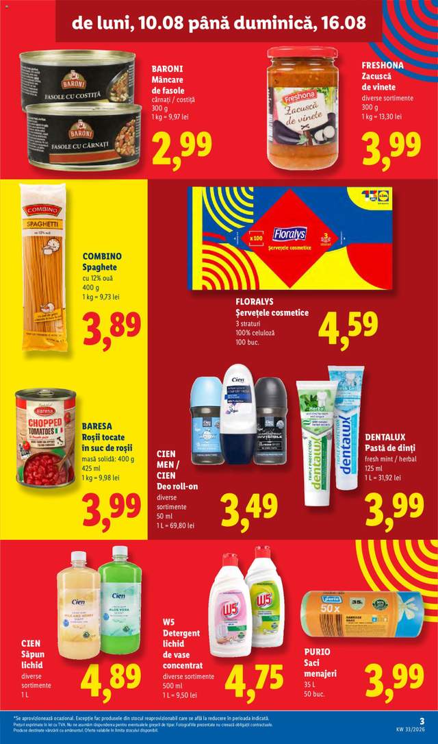 Noul catalog Lidl de la 10.08.