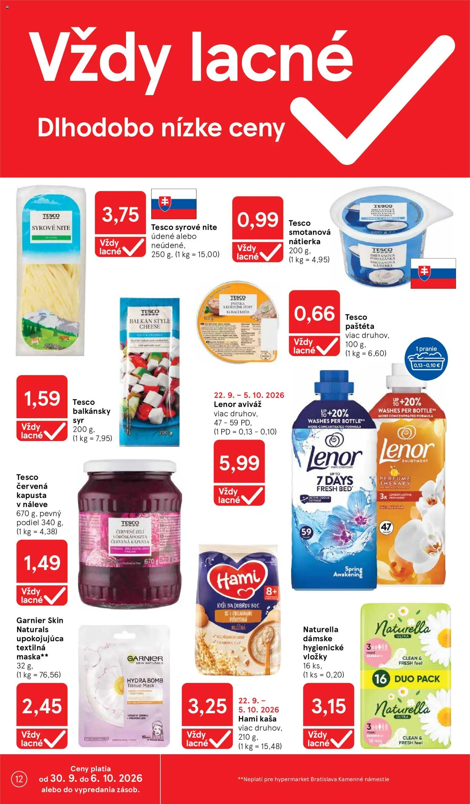 Náhľad Tesco letáku platného od 30.09.2026