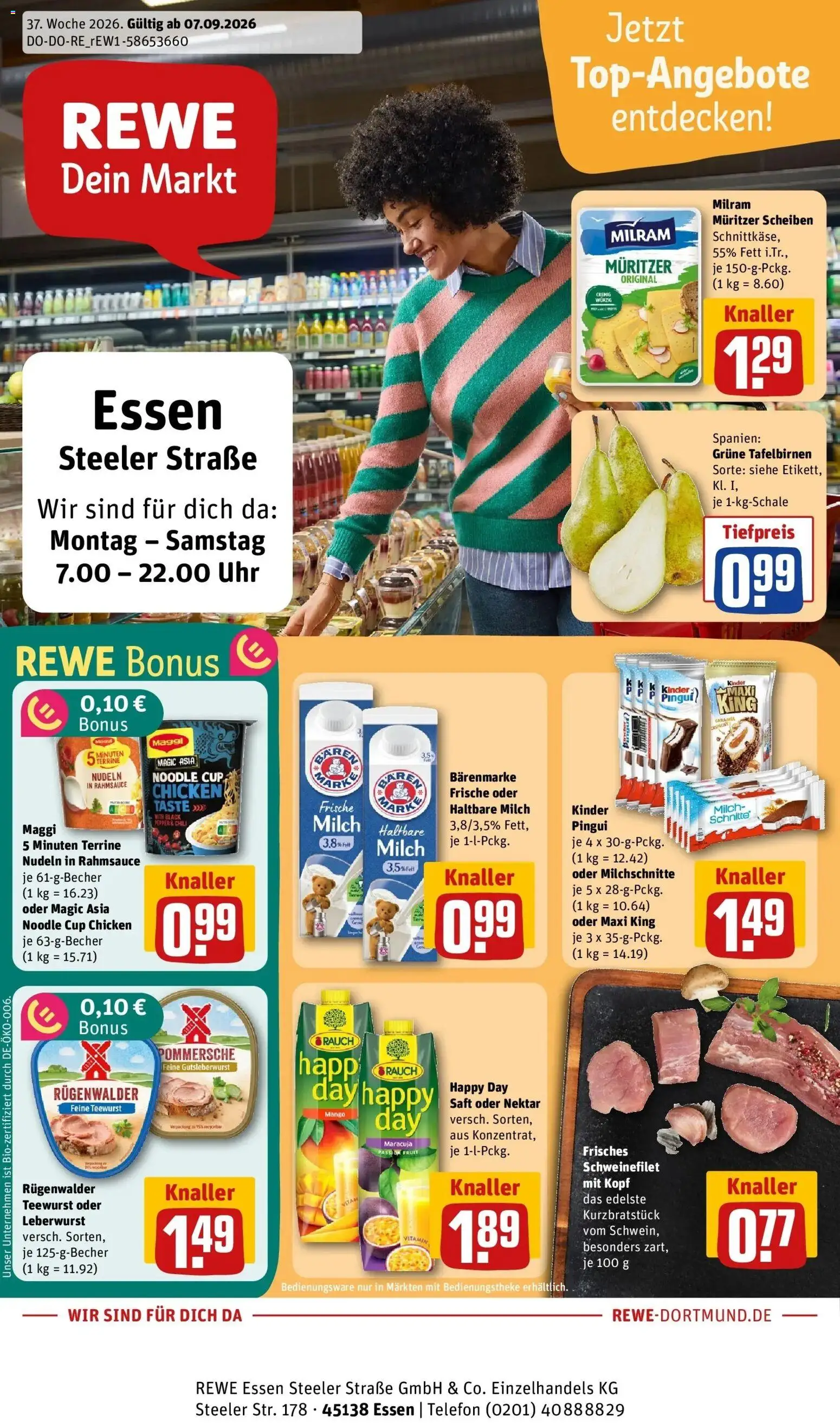 Vorschau von dem Prospekt des Geschäftes Rewe, gültig ab dem 07.09.2026