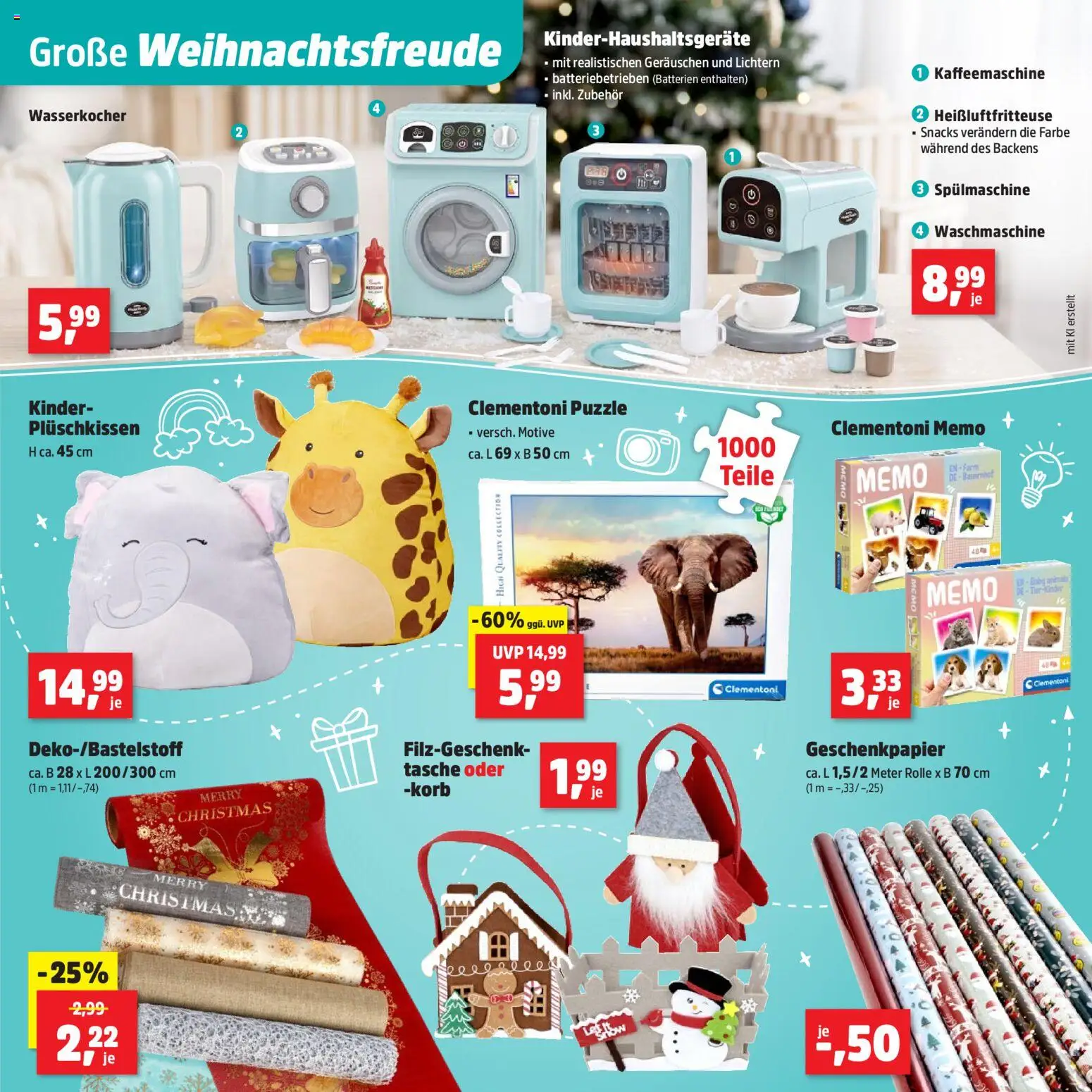 Vorschau von dem Prospekt des Geschäftes Thomas Philipps, gültig ab dem 02.11.2026 - Waschmaschine, Heißluftfritteuse, Kaffeemaschine, Wasserkocher, Batterien, Tasche, Korb