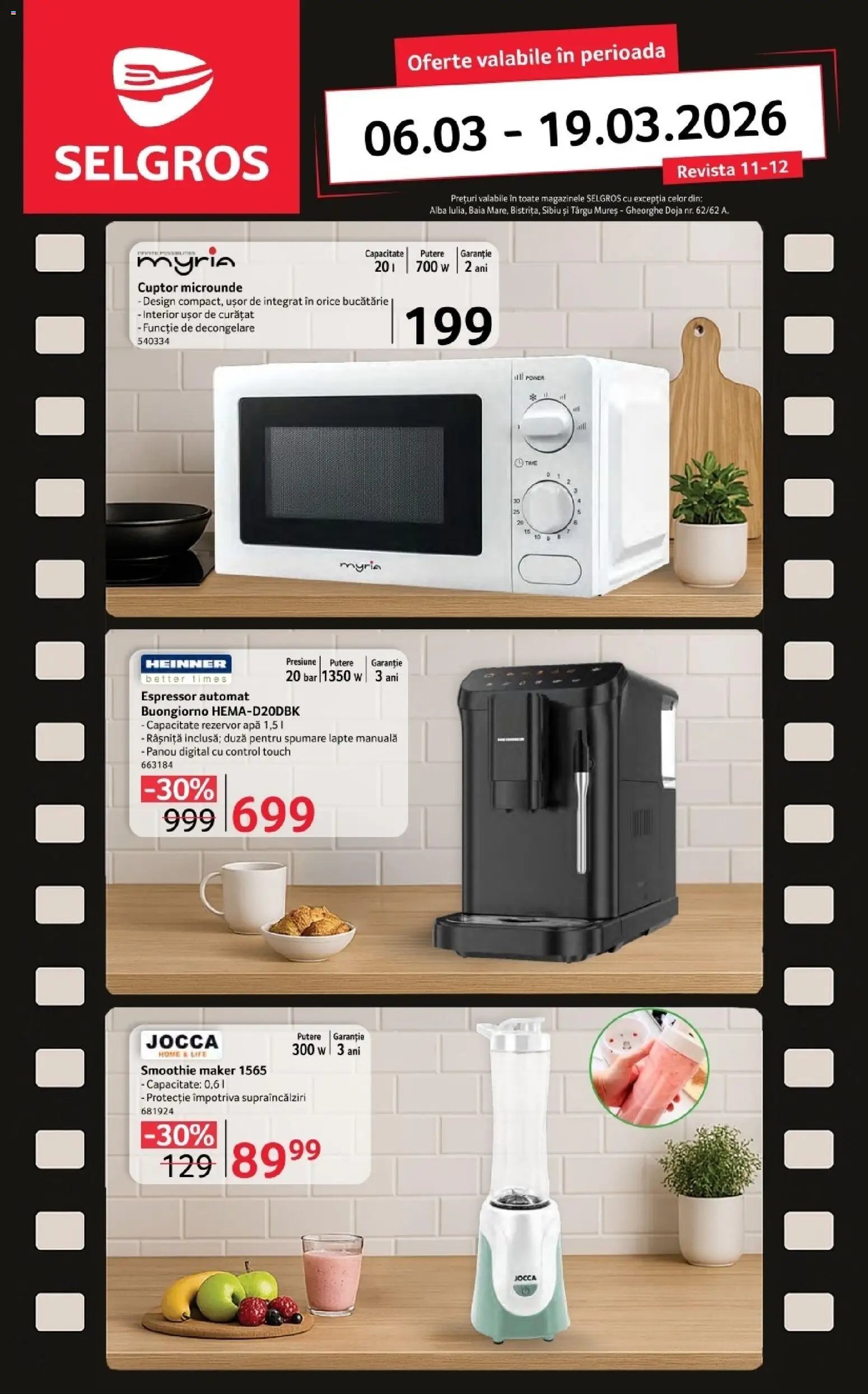 Previzualizarea de cataloage: Selgros Selgros Catalog Nonfood valabil de la 06.03.2026 - Apă, Bucătărie, Espressor, Cuptor, Lapte, Smoothie, Power, Alba