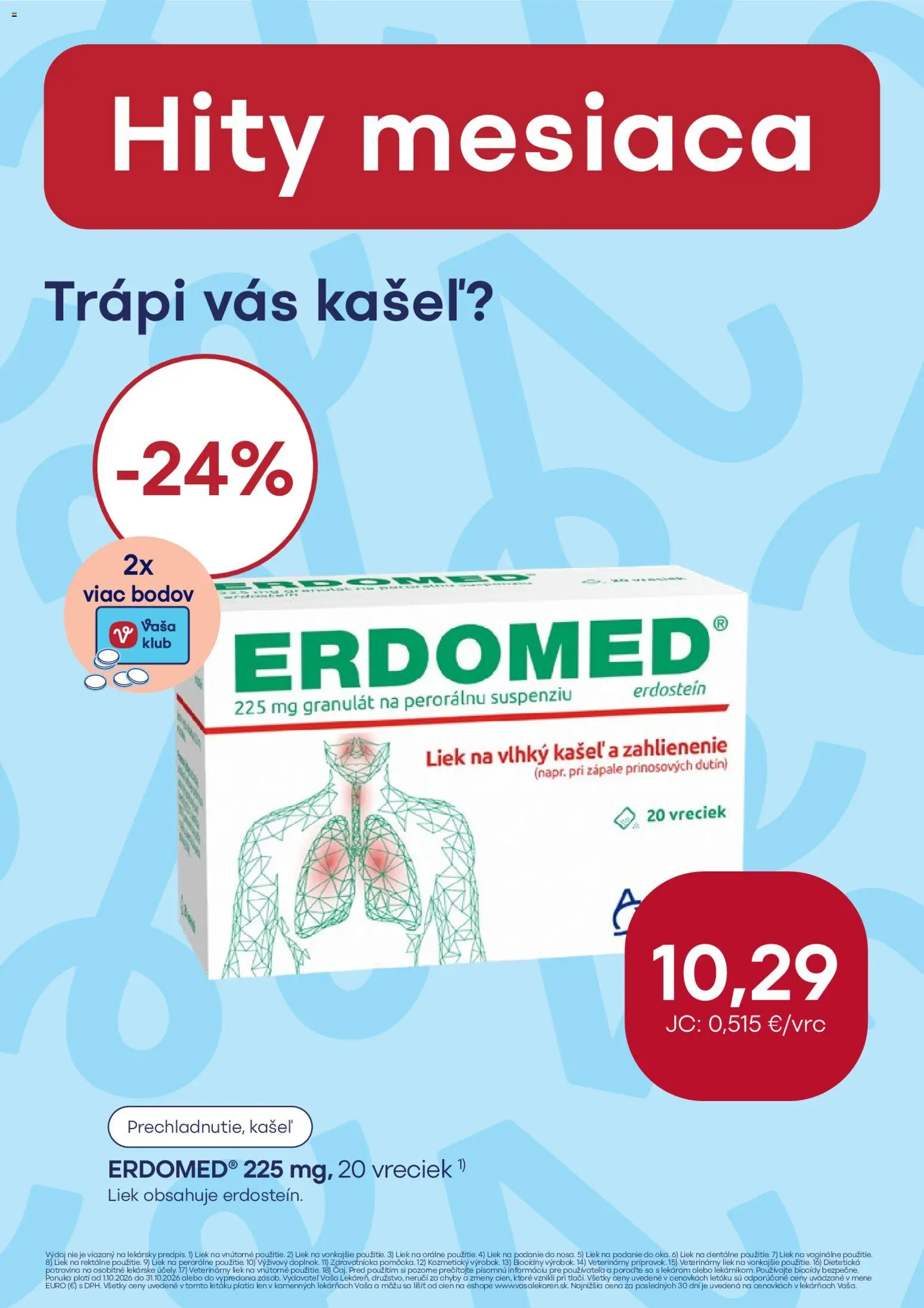 Náhľad Vaša lekáreň letáku platného od 01.10.2026