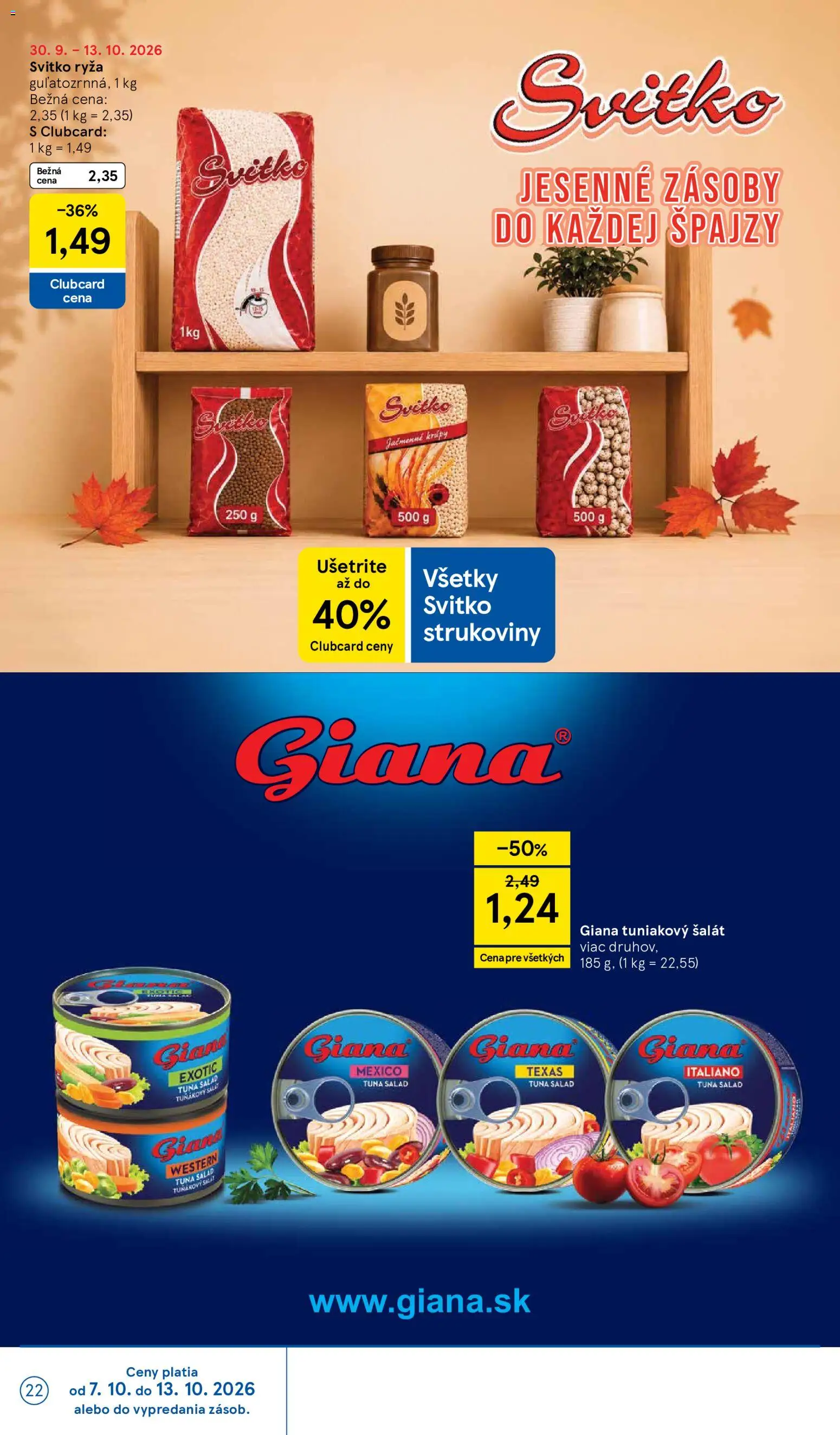 Náhľad Tesco letáku platného od 07.10.2026