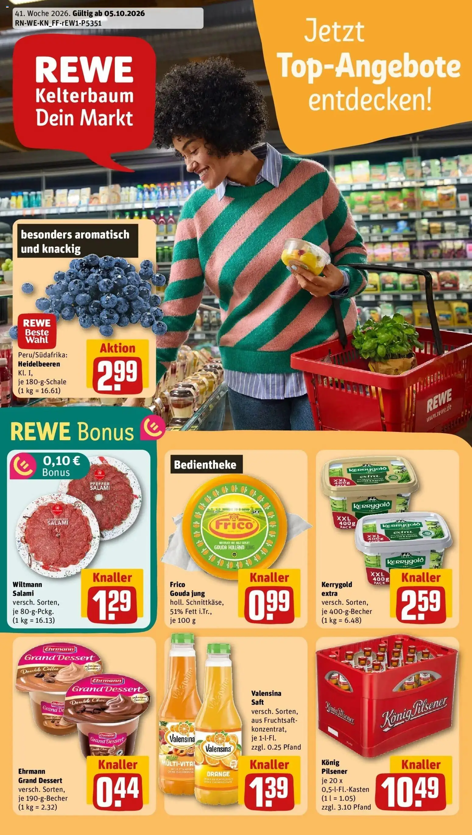 Vorschau von dem Prospekt des Geschäftes Rewe, gültig ab dem 05.10.2026