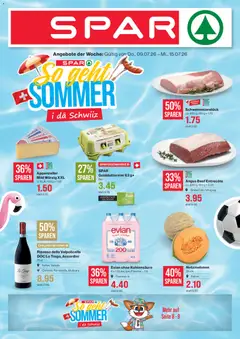 Vorschau des Merkblatts SPAR aktionen vom Shop SPAR gültig von 09.07.2026 bis 15.07.2026
