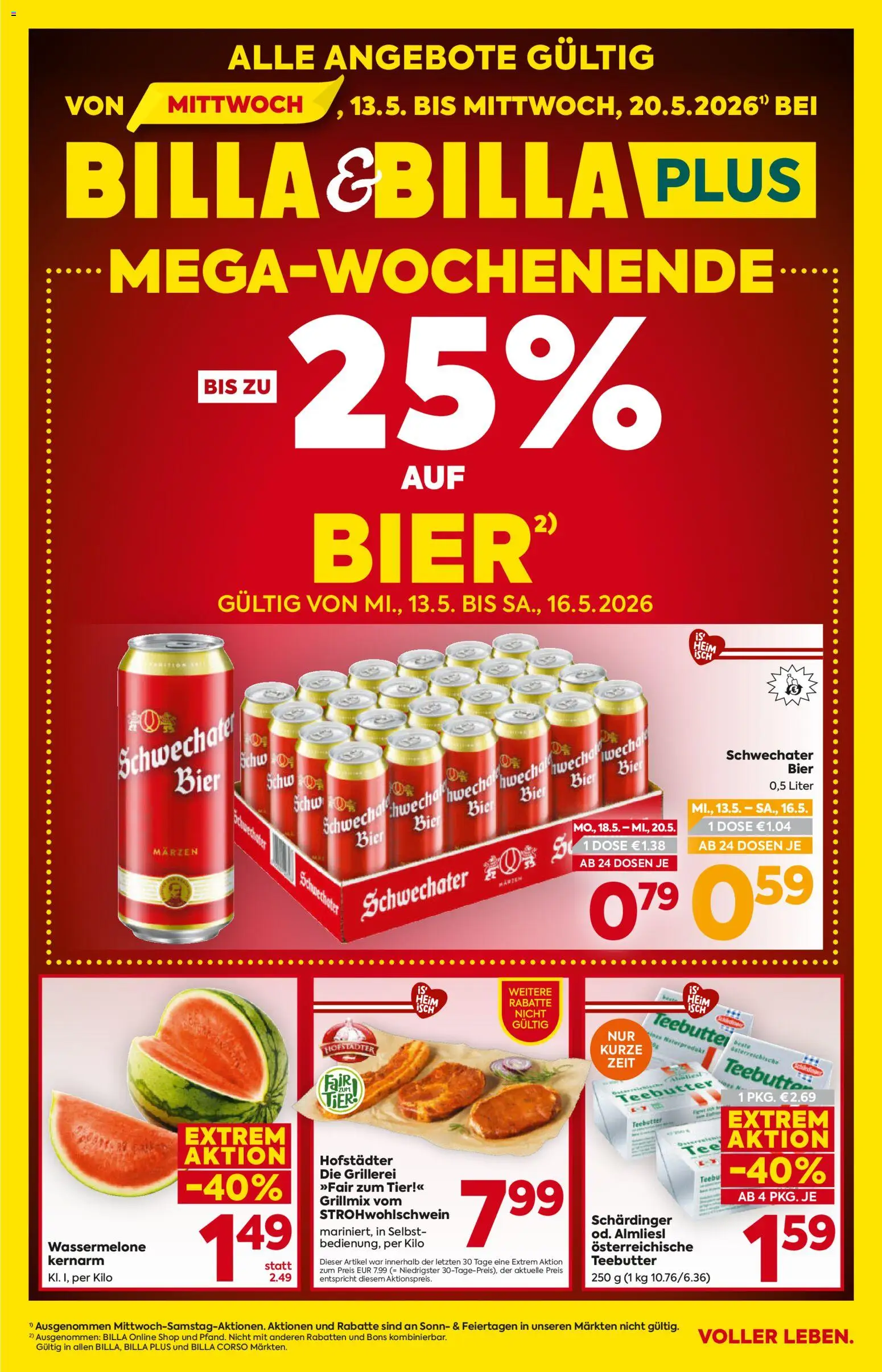 Vorschau der Angebote: Billa Billa Flugblatt - Wien gültig ab 13.05.2026