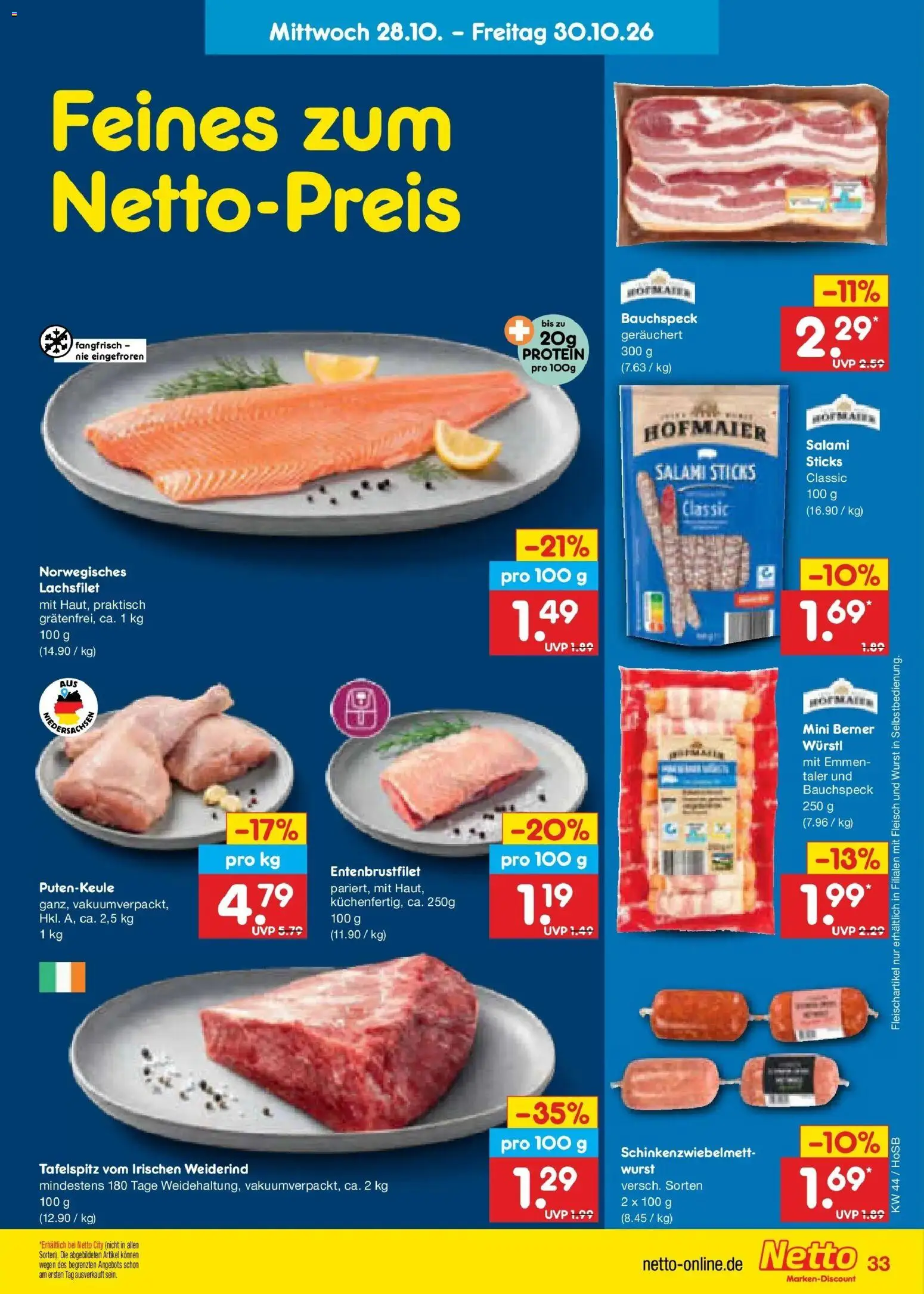Vorschau von dem Prospekt des Geschäftes Netto Marken-Discount, gültig ab dem 26.10.2026