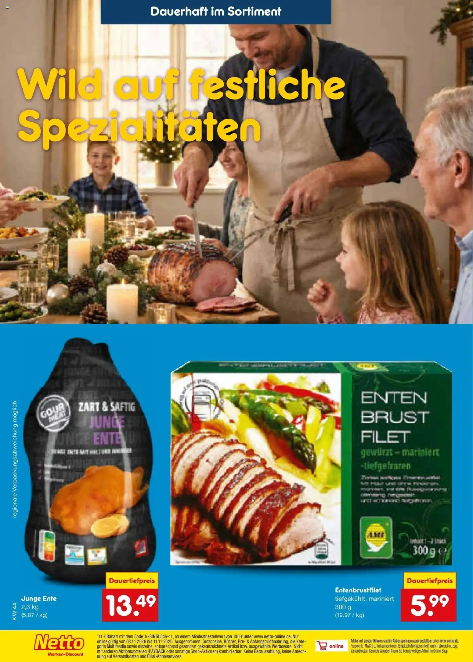 Vorschau von dem Prospekt des Geschäftes Netto Marken-Discount, gültig ab dem 26.10.2026