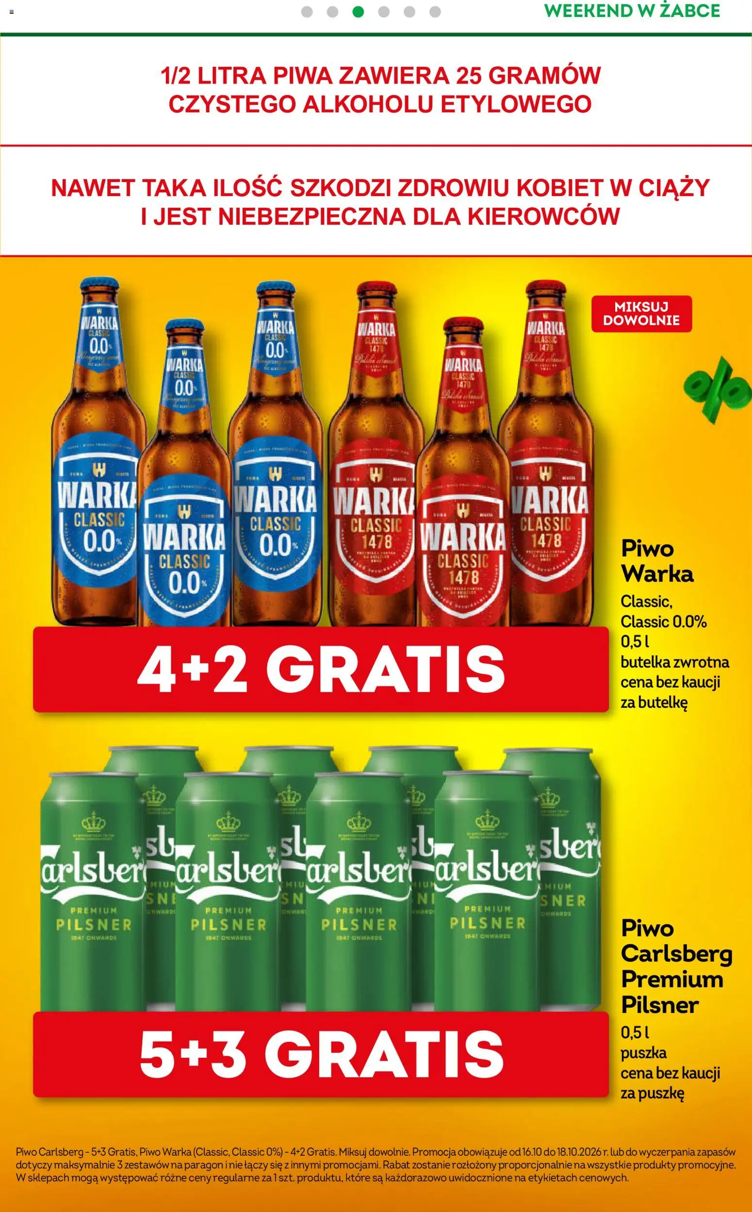 Pogląd gazetki "Żabka gazetka - Weekendowe promocje" ze sklepu Żabka ważnej od 16.10.2026