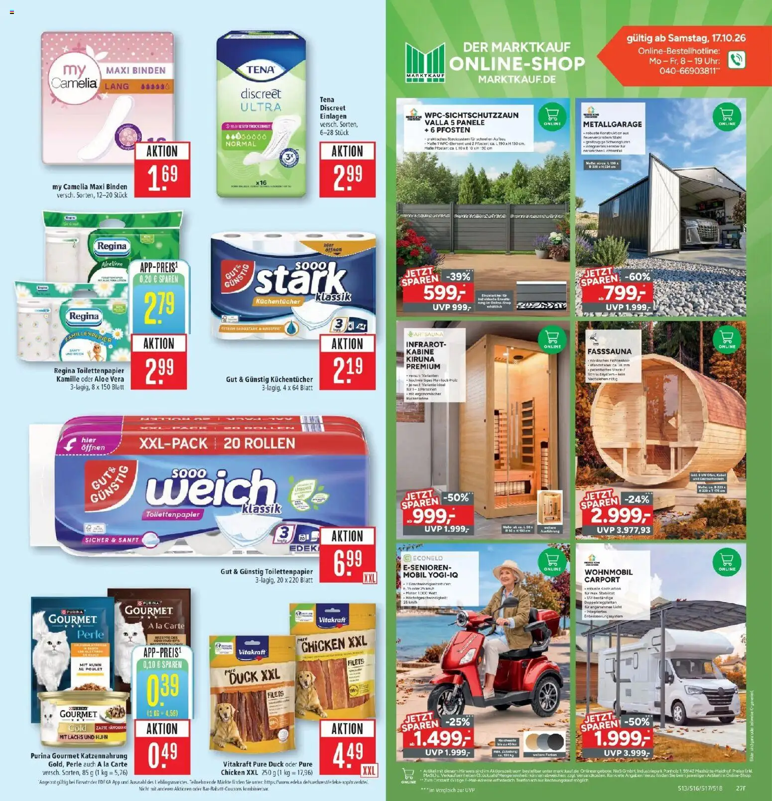 Vorschau von dem Prospekt des Geschäftes Marktkauf, gültig ab dem 19.10.2026