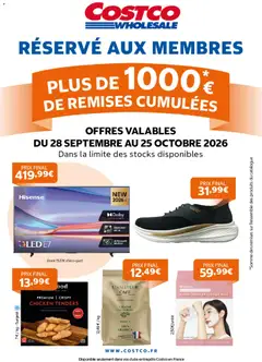 Prévisualisation de Costco catalogue du magasin Costco formulaire valide 28/09/2026