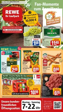 Vorschau von dem Prospekt des Geschäftes Rewe, gültig ab dem 08.06.2026