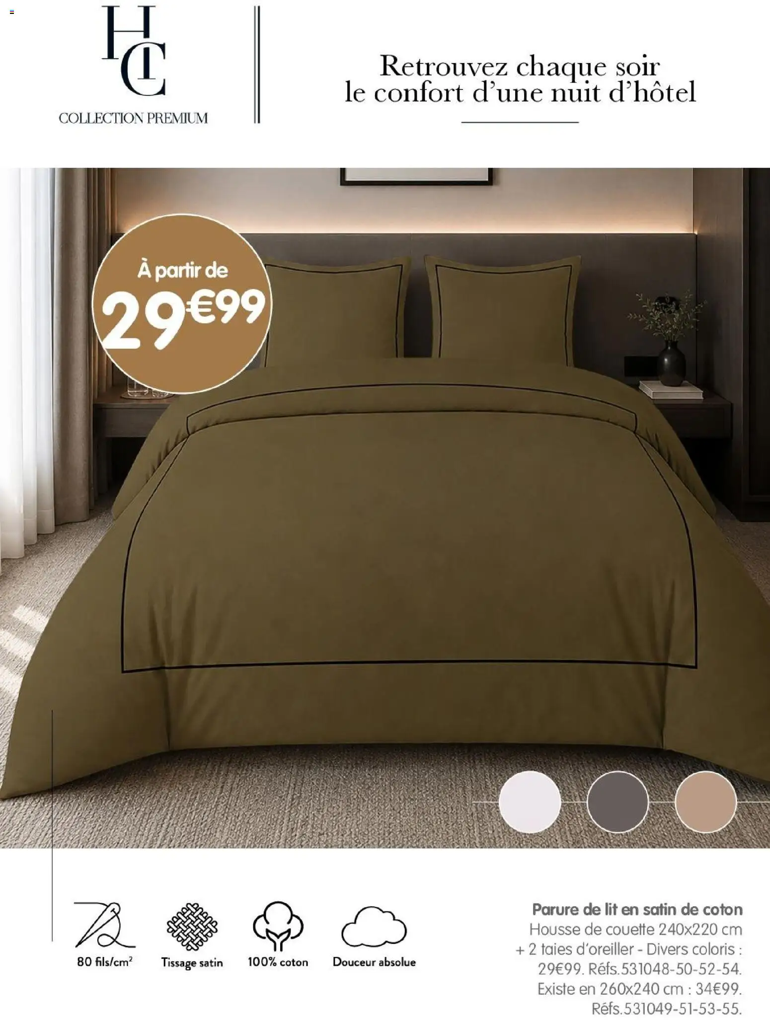 Prévisualisation de B&M - Catalogue Collection Premium du magasin B&M formulaire valide 03/09/2026 - Lit, Housse de couette, Parure de lit, Couette, Coton