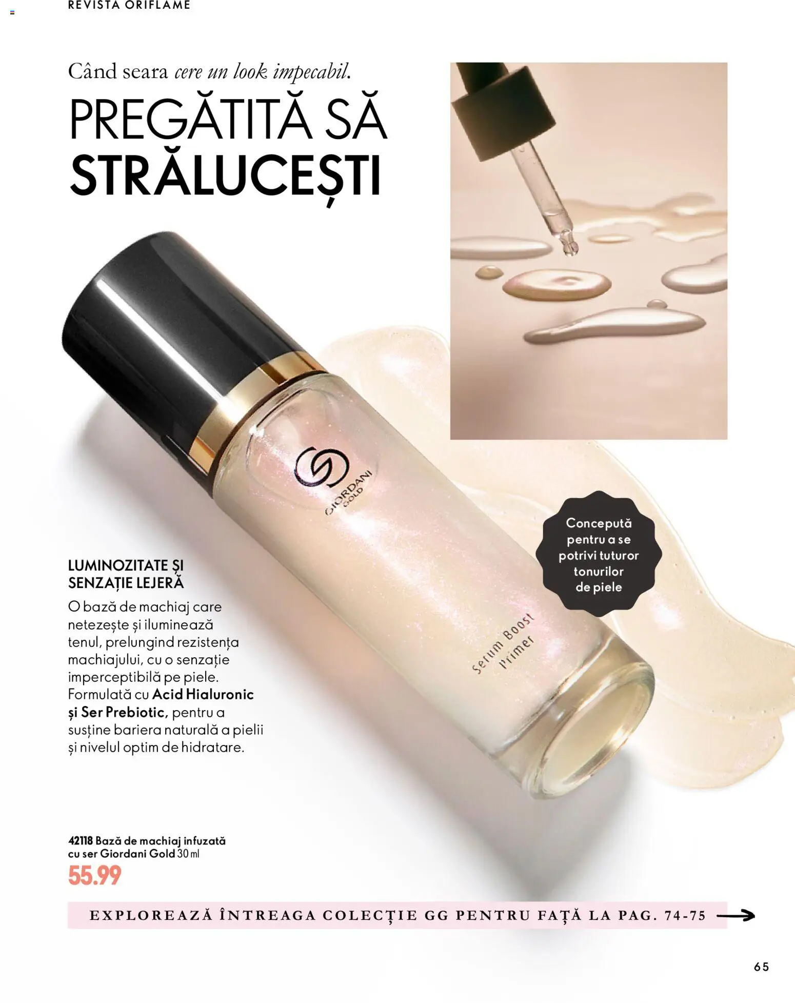 Previzualizarea de cataloage: Oriflame Oriflame Catalog 15 2026 valabil de la 11.11.2026 - Machiaj, Serum, Bază de machiaj