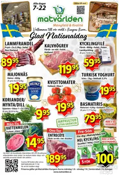Förhandsgranska reklamblad Matvärlden erbjudanden från butik Matvärlden gäller från 01/06/2026