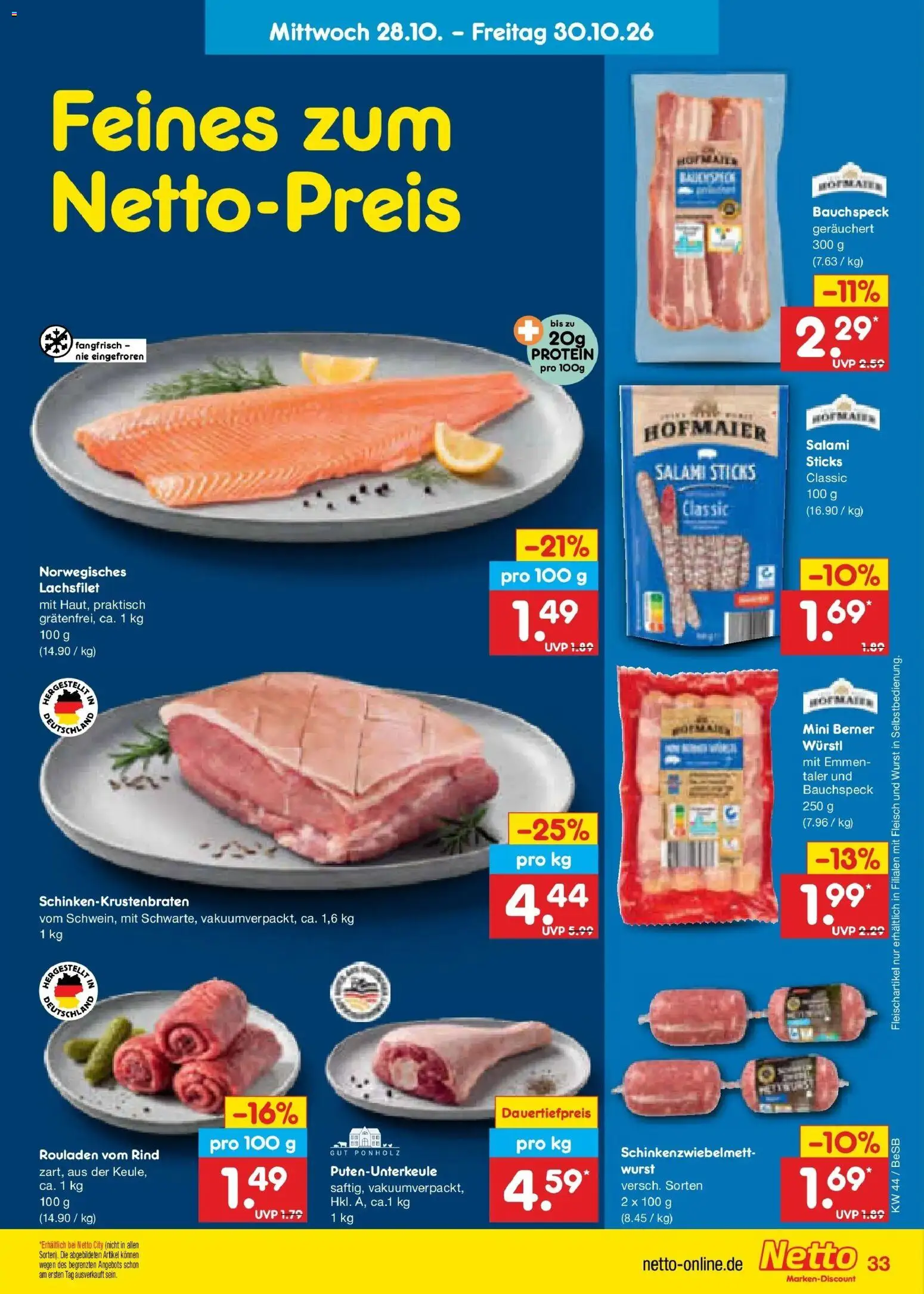 Vorschau von dem Prospekt des Geschäftes Netto Marken-Discount, gültig ab dem 26.10.2026
