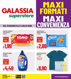 Anteprima dell'opuscolo Galassia volantino Superstore dal negozio Galassia valido da 18/06/2026