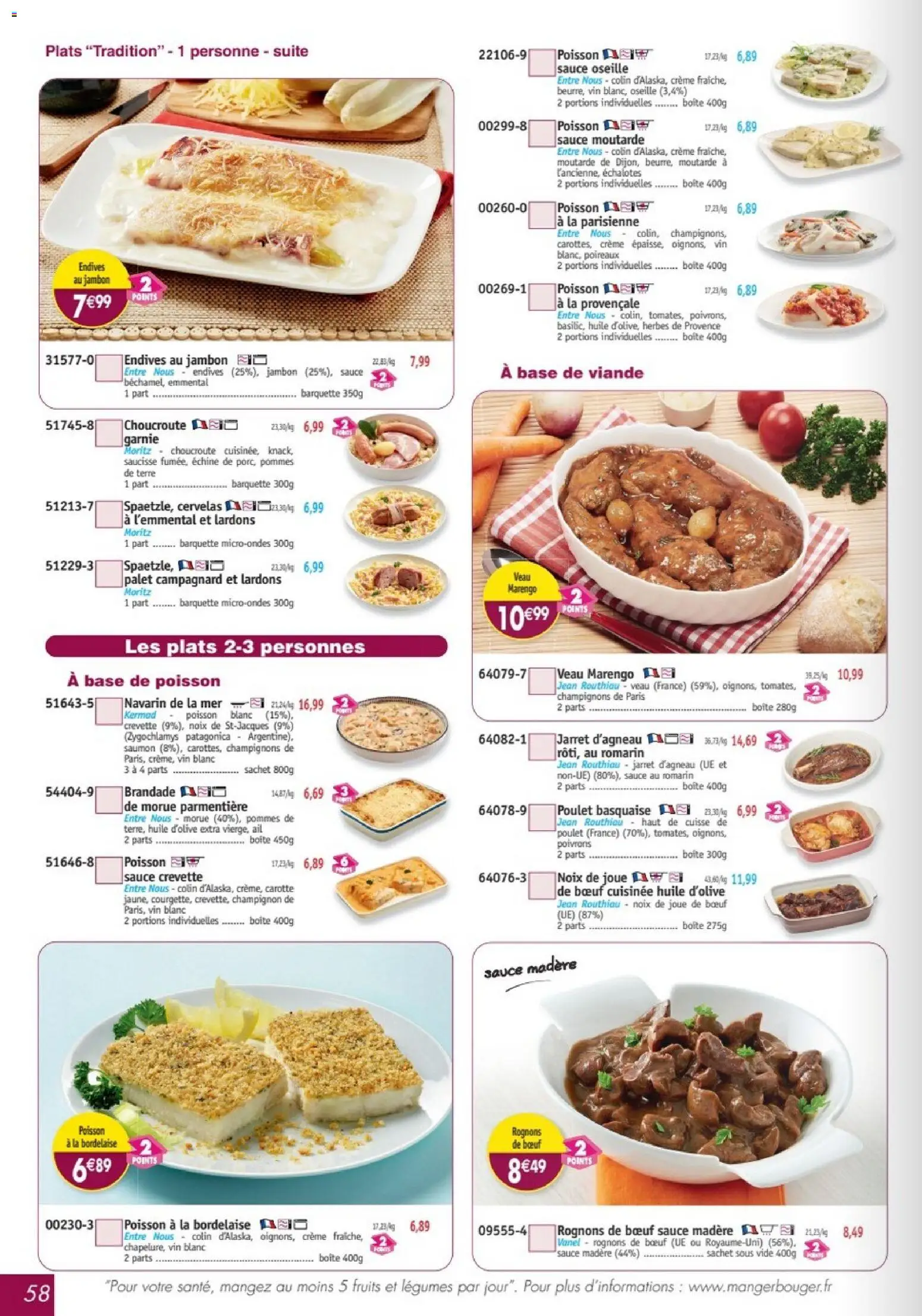 Prévisualisation de Maximo catalogue du magasin Maximo formulaire valide 26/10/2026 - Pommes de terre, Cervelas, Échalotes, Huile, Champignons, Emmental, Cuisse, Navarin de la mer