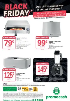 Prévisualisation de Promocash Black Friday du magasin Promocash formulaire valide 29/10/2026