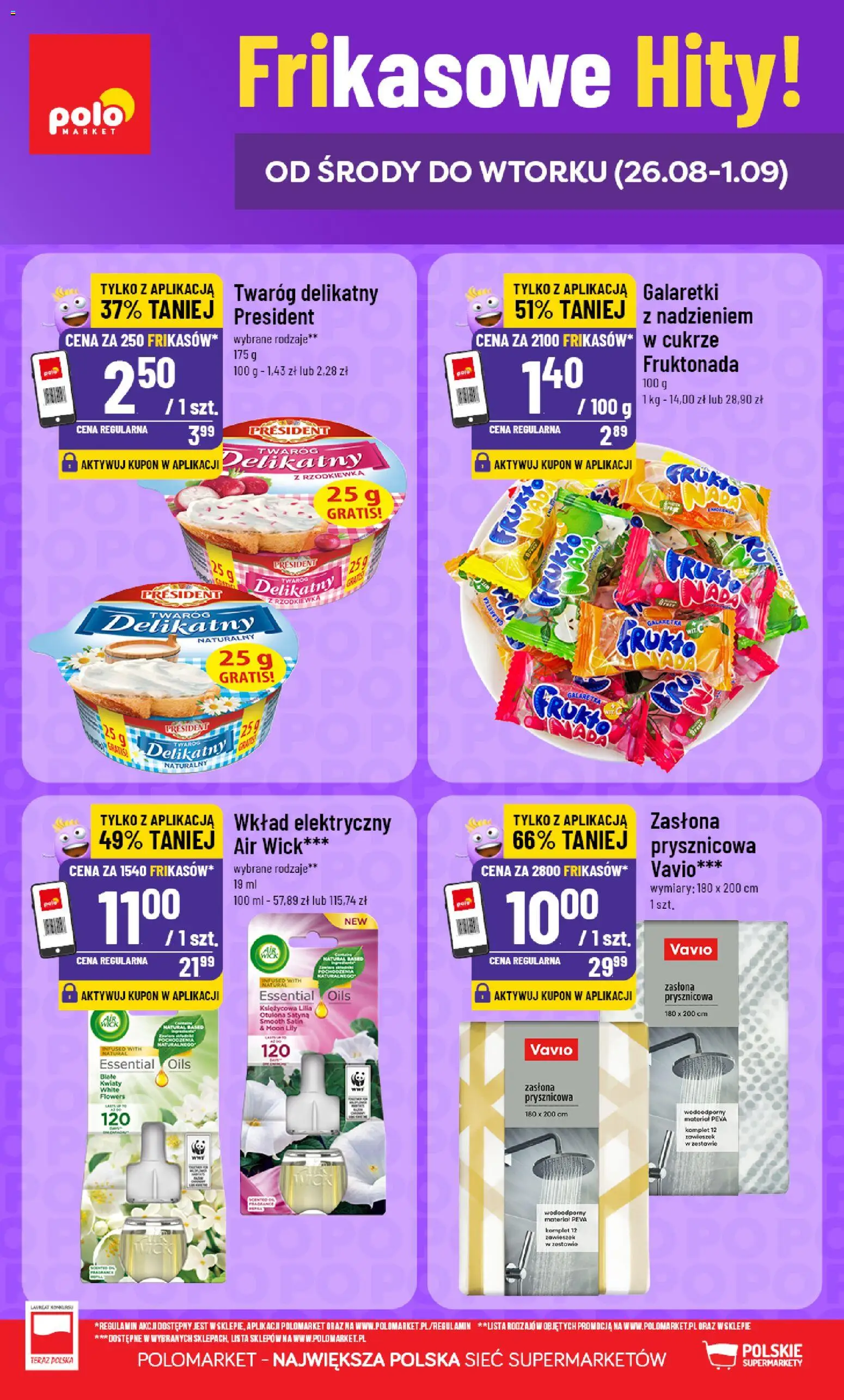 Pogląd gazetki "POLOmarket gazetka - Frikasowe Hity" ze sklepu POLOmarket ważnej od 26.08.2026