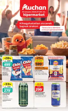 Auchan - Auchan Kihagyhatatlan ziccerek bajnok árakon megtekintése, amely érvényes 2026.07.09.-től