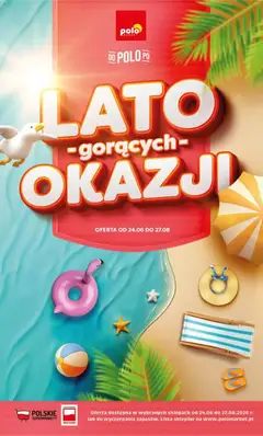 Pogląd gazetki "Katalog Lato POLOmarkt do 27.08 (08)" ze sklepu POLOmarket ważnej od 03.08.2026