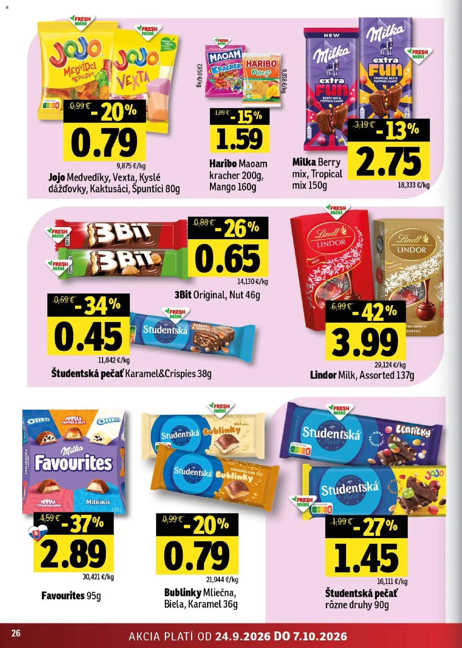 Náhľad Fresh letáku platného od 24.09.2026