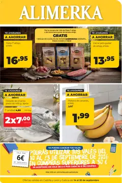 Vista previa del folleto de la tienda Alimerka válido desde el 14/09/2026 