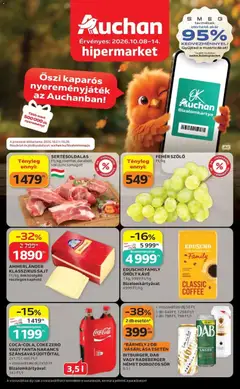 Auchan - Auchan akciós újság Szolnok megtekintése, amely érvényes 2026.10.08.-től
